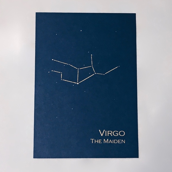 theBird+theBeard Other - Virgo Constellation Zodiac Wall Art / Gold Foil